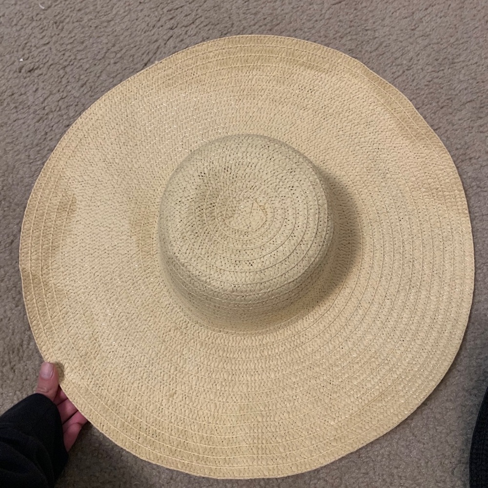 2 large floppy hats
